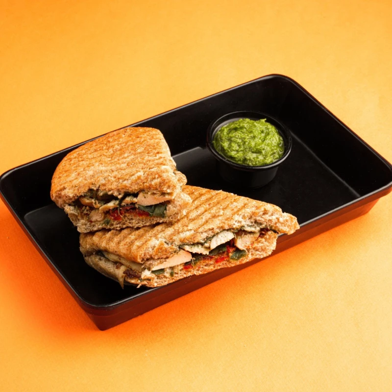 Diet chicken fillet sandwich