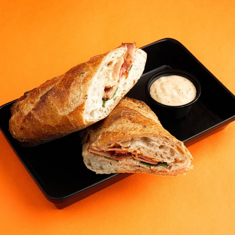 Turkey bacon sandwich